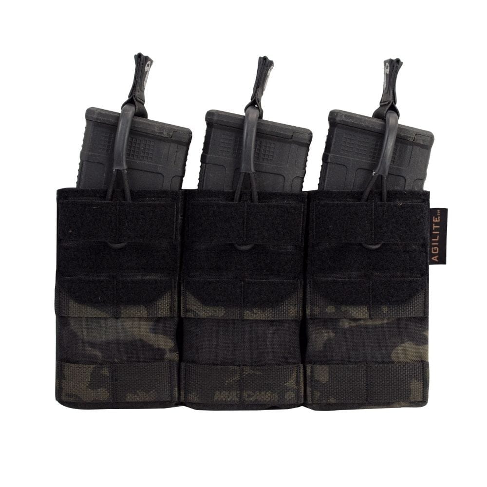 AG3™ MOLLE 5.56 Triple Mag Pouch Multicam Black