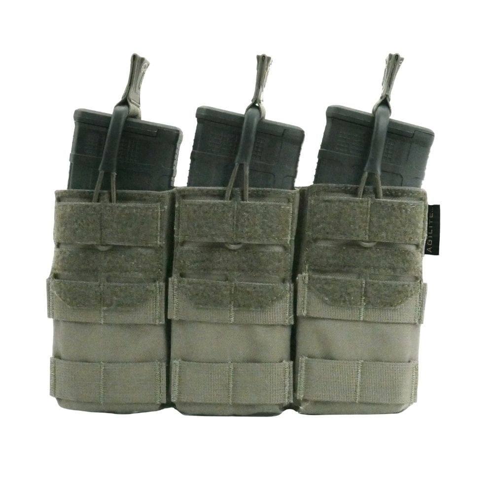 AG3™ MOLLE 5.56 Triple Mag Pouch Ranger Green